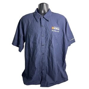 Brewery Rickoli Shirt Mens 2XL Navy Red‎ Kap Work Button Front RickStar 2018